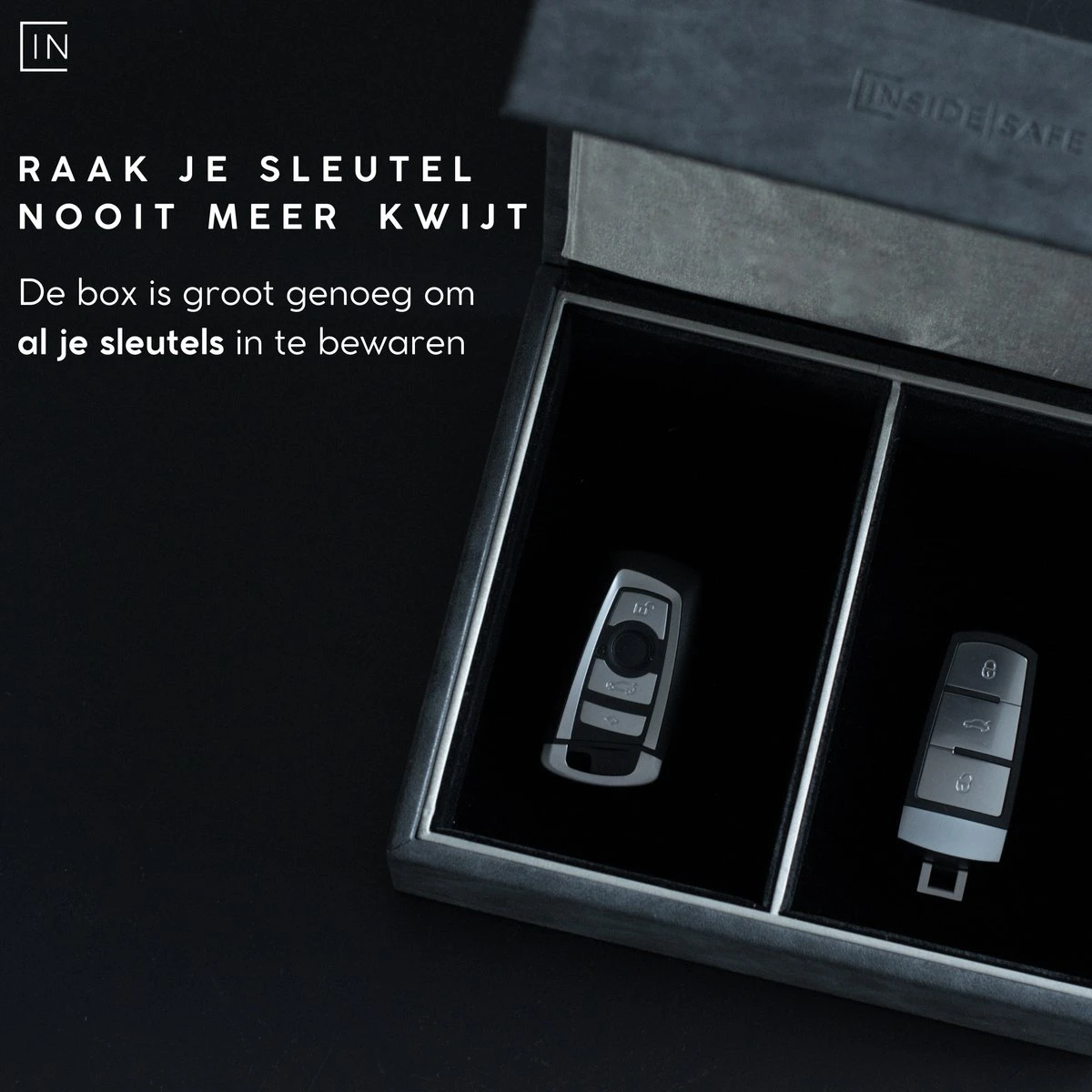 Inside Safe Faraday Box Autosleutel - Black Rock - Autosleutel RFID Antidiefstal - Keyless Entry Hoesje - 2 Stuks - RFID Beschermhoes Autosleutel 15 Inside Safe Faraday Box Autosleutel - Black Rock - Autosleutel RFID Antidiefstal - Keyless Entry Hoesje - 2 Stuks - RFID Beschermhoes Autosleutel - Afbeelding 13