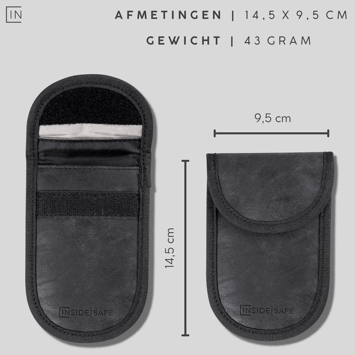 Inside Safe Faraday Box Autosleutel - Black Rock - Autosleutel RFID Antidiefstal - Keyless Entry Hoesje - 2 Stuks - RFID Beschermhoes Autosleutel 18 Inside Safe Faraday Box Autosleutel - Black Rock - Autosleutel RFID Antidiefstal - Keyless Entry Hoesje - 2 Stuks - RFID Beschermhoes Autosleutel - Afbeelding 16