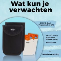 Faraday Kooi Hoesje (2 PACK) + 2X RFID Kaarthouders - Autosleutel RFID Antidiefstal - Keyless Entry Go Sleutel Etui - Qwality4u 16 Faraday Kooi Hoesje (2 PACK) + 2X RFID Kaarthouders - Autosleutel RFID Antidiefstal - Keyless Entry Go Sleutel Etui - Qwality4u -Auto-Onderdelenwinkel 1200x1200 509