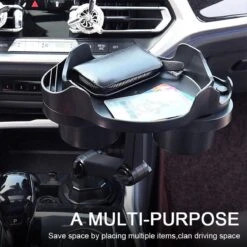 2 In 1 Auto Mobiele Telefoon Bekerhouder Lade Auto Voertuig Voedsel Tafel Auto Lade Tafel Voor Eten -Auto-Onderdelenwinkel 1200x1200 605