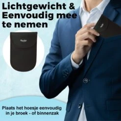 Faraday Kooi Hoesje (1x) + 1x RFID Kaarthouder - Autosleutel RFID Antidiefstal - Keyless Entry Go Sleutel Etui - Qwality4u -Auto-Onderdelenwinkel 1200x1200 676