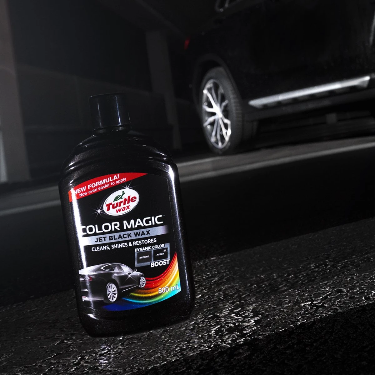 Turtle Wax 52708 Color Magic Jet Black Wax - Autowax - 500ml - Zwart 5 Turtle Wax 52708 Color Magic Jet Black Wax - Autowax - 500ml - Zwart - Afbeelding 3