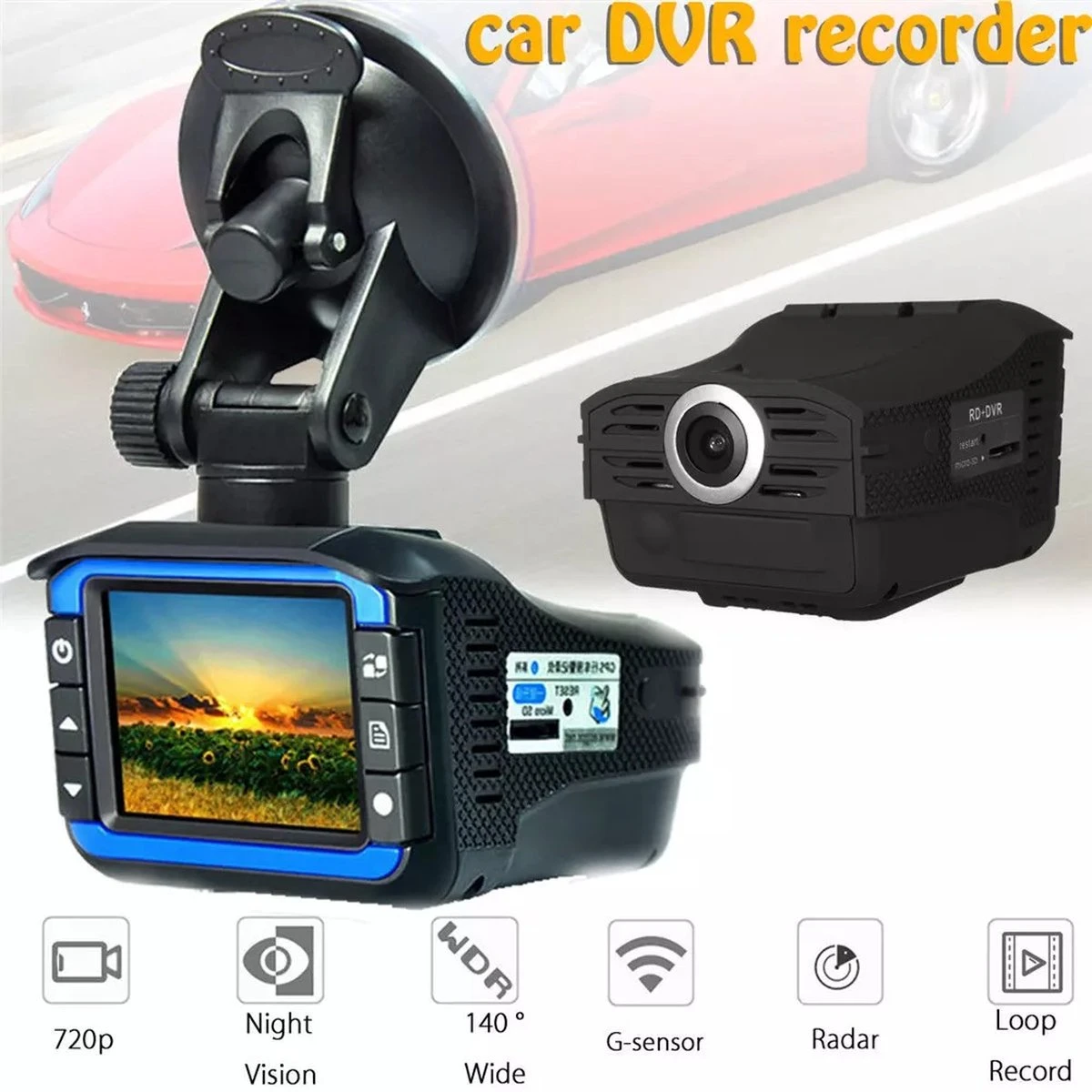 TechU™ Dashcam Camera – M08 – 2” Scherm – Dashboardcamera – Full HD 1080P – Wifi – 150° Wijdhoeklens – Parkeermonitor – Looprecording – Bewegingssensor – G-sensor – Nachtvisie - Voor Auto 10 TechU™ Dashcam Camera – M08 – 2” Scherm – Dashboardcamera – Full HD 1080P – Wifi – 150° Wijdhoeklens – Parkeermonitor – Looprecording – Bewegingssensor – G-sensor – Nachtvisie - Voor Auto - Afbeelding 8