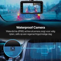 Qumax Dashcam Voor Auto – Voor En Achter Camera – Full HD – Parkeerstand Met Ingebouwde G-sensor – IPS-display - 170° Wijdhoeklens - Nachtvisie -Auto-Onderdelenwinkel 1200x1200 795