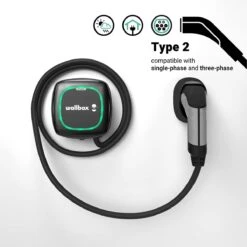 Wallbox Pulsar Plus Laadstation - 3-fase 22 KW + 5 Meter Kabel -Auto-Onderdelenwinkel 1200x1200 851