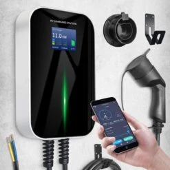 BESEN 11 KW | Fase 3 - 16A | 6 Meter Laadkabel Type 2 | Smartcharge Laadpaal | APP - WIFI - IOS - Android -Auto-Onderdelenwinkel 1200x1200 853