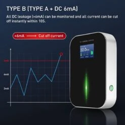 BESEN 11 KW | Fase 3 - 16A | 6 Meter Laadkabel Type 2 | Smartcharge Laadpaal | APP - WIFI - IOS - Android -Auto-Onderdelenwinkel 1200x1200 857