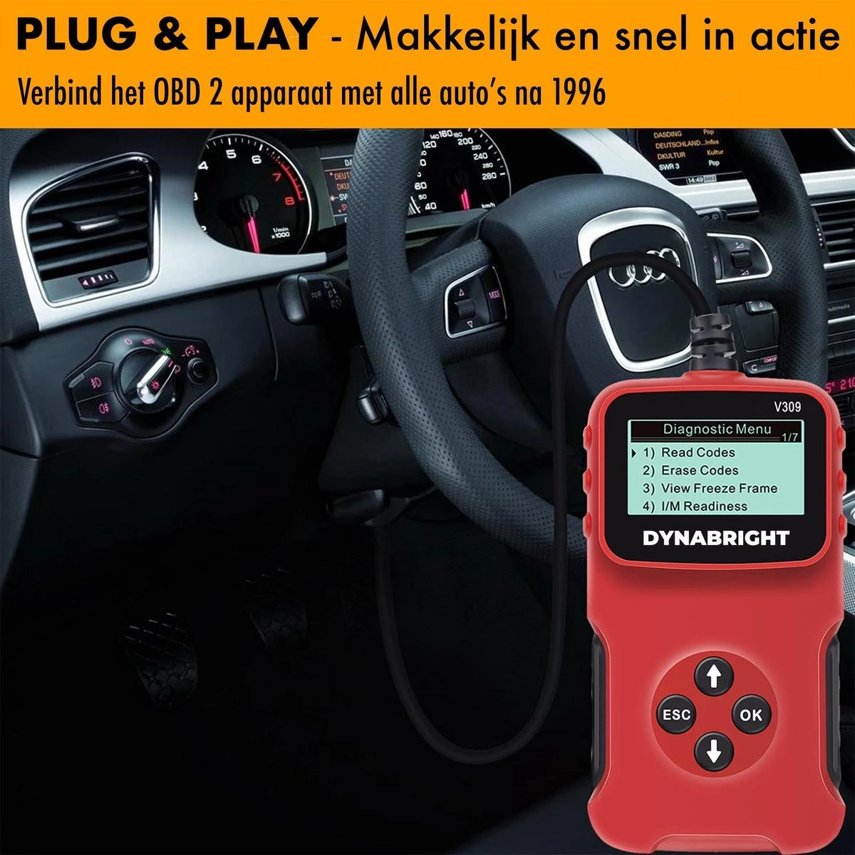 DynaBright - OBD2 Scanner Voor Auto - Uitleesapparatuur Auto - Storing Zoeken - Diagnosecomputer - OBD2 - Uitleesapparatuur - OBD 13 DynaBright - OBD2 Scanner Voor Auto - Uitleesapparatuur Auto - Storing Zoeken - Diagnosecomputer - OBD2 - Uitleesapparatuur - OBD - Afbeelding 12