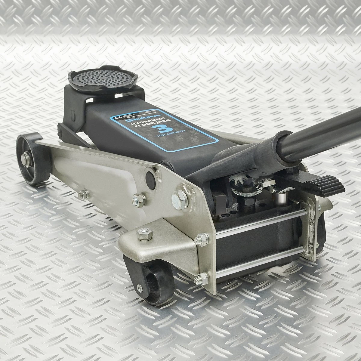 Datona® Garagekrik Met Snellift - 3 Ton - Zwart 5 Datona® Garagekrik Met Snellift - 3 Ton - Zwart - Afbeelding 3