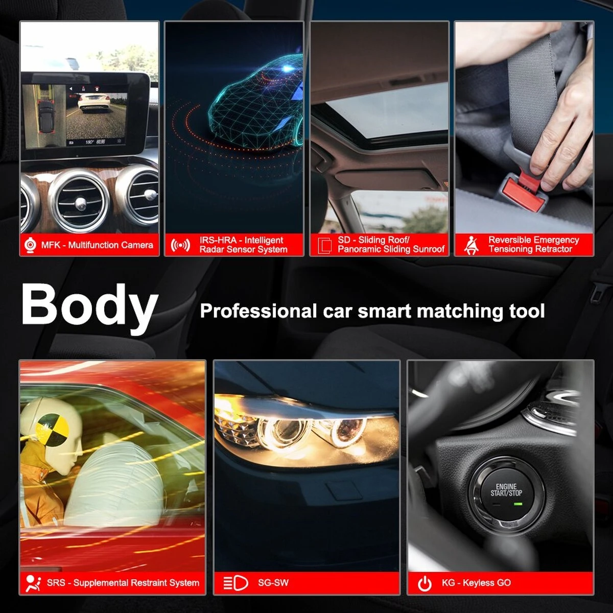 Konnwei KW460 Mercedes Benz - Systeem Diagnose Scanner - OBD2 - ObdII Eobd Scanner - ABS - Service Reset - Storingen Wissen 16 Konnwei KW460 Mercedes Benz - Systeem Diagnose Scanner - OBD2 - ObdII Eobd Scanner - ABS - Service Reset - Storingen Wissen - Afbeelding 14