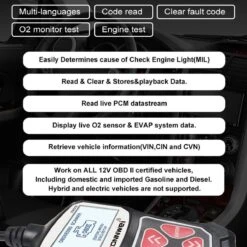 Merkloos Konnwei KW310 Multifunctioneel OBD2 + EOBD Scanner - Nederlandstalig - Motor Foutcode Lezen En Wissen - OBDII - Diagnose - Playback Data - PCM Data - O2 - EVAP - OBD 2 - Uitleesapparaat -Auto-Onderdelenwinkel 1200x1200 952