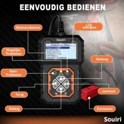 Souiri OBD 2 Auto Scanner - Auto Reader – Uitleesapparatuur – Auto Accessoires – Nederlandse Handleiding -Auto-Onderdelenwinkel 1200x1200 959