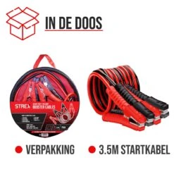 Strex Startkabels 25 Mm2 - 3.5M - 750A - Extra Robuust - Auto / Bus / Vrachtwagen / Boot - Incl. Opbergtas 15 Strex Startkabels 25 Mm2 - 3.5M - 750A - Extra Robuust - Auto / Bus / Vrachtwagen / Boot - Incl. Opbergtas -Auto-Onderdelenwinkel 1200x1200 990