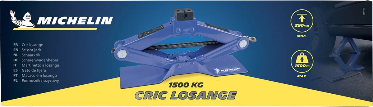Michelin Auto Krik - Schaarkrik - 1,5 Ton Hefvermogen 6 Michelin Auto Krik - Schaarkrik - 1,5 Ton Hefvermogen - Afbeelding 4