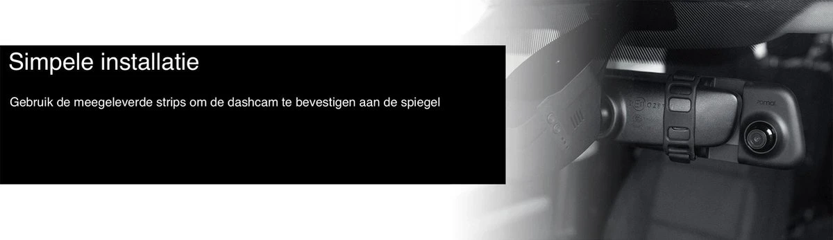 Xiaomi 70mai 1080p Dashcam Met Spiegel - D07 5 Xiaomi 70mai 1080p Dashcam Met Spiegel - D07 - Afbeelding 3