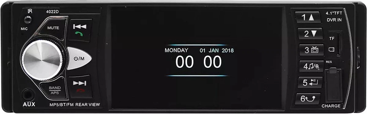 Enkel Din Autoradio Met 4 INCH Scherm En Camera | Bluetooth & USB 11 Enkel Din Autoradio Met 4 INCH Scherm En Camera | Bluetooth & USB - Afbeelding 9