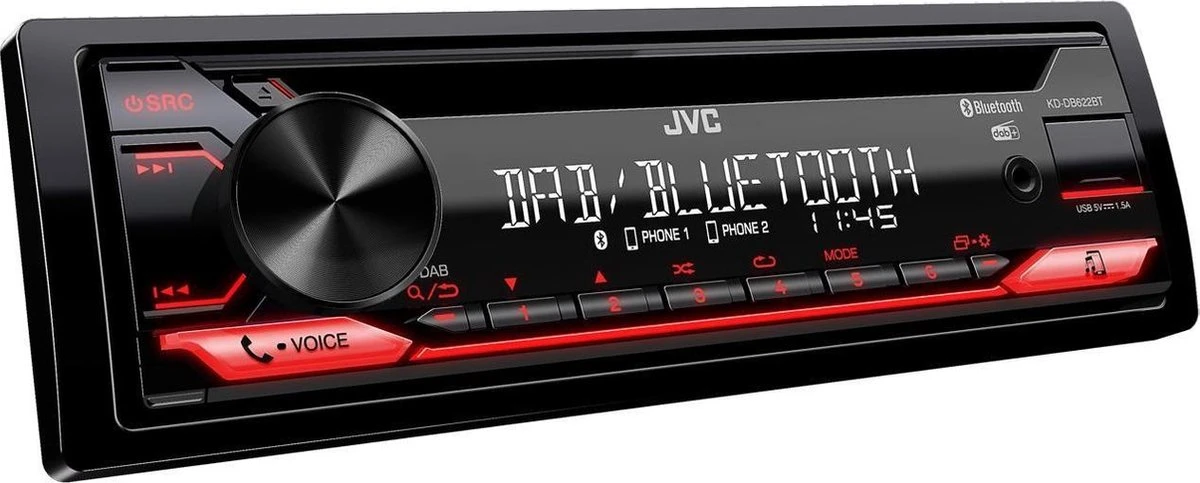 JVC KD-DB622BT - Autoradio Met DAB+ 5 JVC KD-DB622BT - Autoradio Met DAB+ - Afbeelding 3