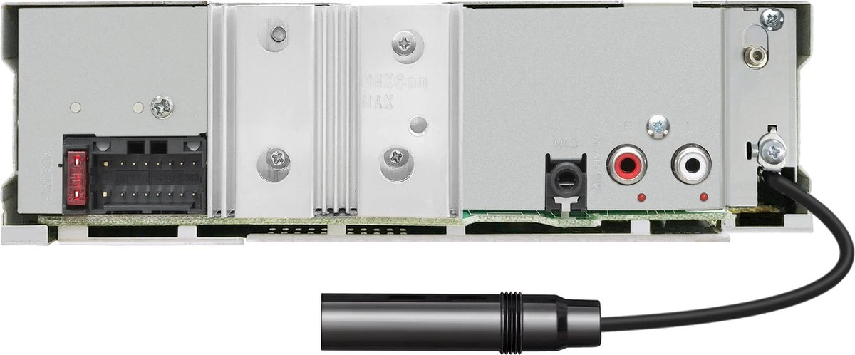 JVC KD-X282DBT Autoradio - Inclusief DAB+ Antenne - Rood 5 JVC KD-X282DBT Autoradio - Inclusief DAB+ Antenne - Rood - Afbeelding 3