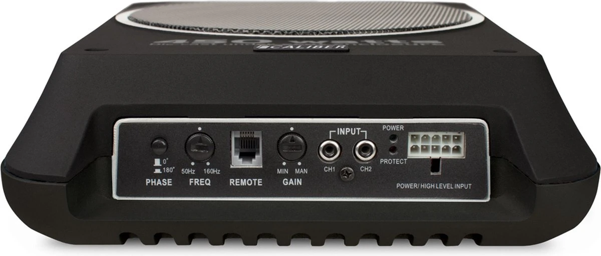 Caliber 8 Inch Subwoofer Auto Underseat Met Versterker En Afstandsbediening 450 Watt 90 Watt RMS (BC109US) 4 Caliber 8 Inch Subwoofer Auto Underseat Met Versterker En Afstandsbediening 450 Watt 90 Watt RMS (BC109US) - Afbeelding 2