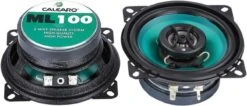 Calearo - ML 100 - COAX - 2-WEG - Auto Speakers - Set (2stuks) - 100mm 10CM 10 Cm - 80W Neodimium Tweeter -Auto-Onderdelenwinkel 1200x516