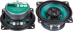 Calearo - ML 100 - COAX - 2-WEG - Auto Speakers - Set (2stuks) - 100mm 10CM 10 Cm - 80W Neodimium Tweeter -Auto-Onderdelenwinkel 1200x517 2