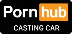 Sticker & Co Sticker Pornhub Casting Car 125mm X 60mm Bubbelvrij Kleven Fun!