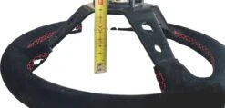 Reyhs - Deep Dish Sportstuur - Rood - 14" - Suede Leer - Race - Drift - Stuurnaaf -Auto-Onderdelenwinkel 1200x578