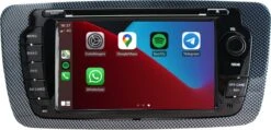 Seat Ibiza Autoradio | 2008 T/m 2014 | Draadloos Carplay | Android Auto -Auto-Onderdelenwinkel 1200x579 2
