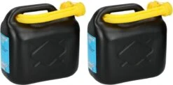 Merkloos 2x Stuks Jerrycans / Benzinetanks 20 Liter Zwart Met Trechter - Voor Diesel En Benzine - Brandstof Jerrycans/benzinetanks 7 Merkloos 2x Stuks Jerrycans / Benzinetanks 20 Liter Zwart Met Trechter - Voor Diesel En Benzine - Brandstof Jerrycans/benzinetanks -Auto-Onderdelenwinkel 1200x591