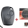 Merkloos Autosleutel Behuizing 2 Knoppen Met Microschakelaars + Batterij Energizer CR2016 Geschikt Voor Renault Sleutel / Renault Kangoo / Master / Twingo / Logan / Sandero / Dacia / Opel. -Auto-Onderdelenwinkel 1200x592 1