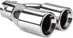 Universeel RVS Uitlaat Sierstuk Eindstuk - 2x74mm - MT 008