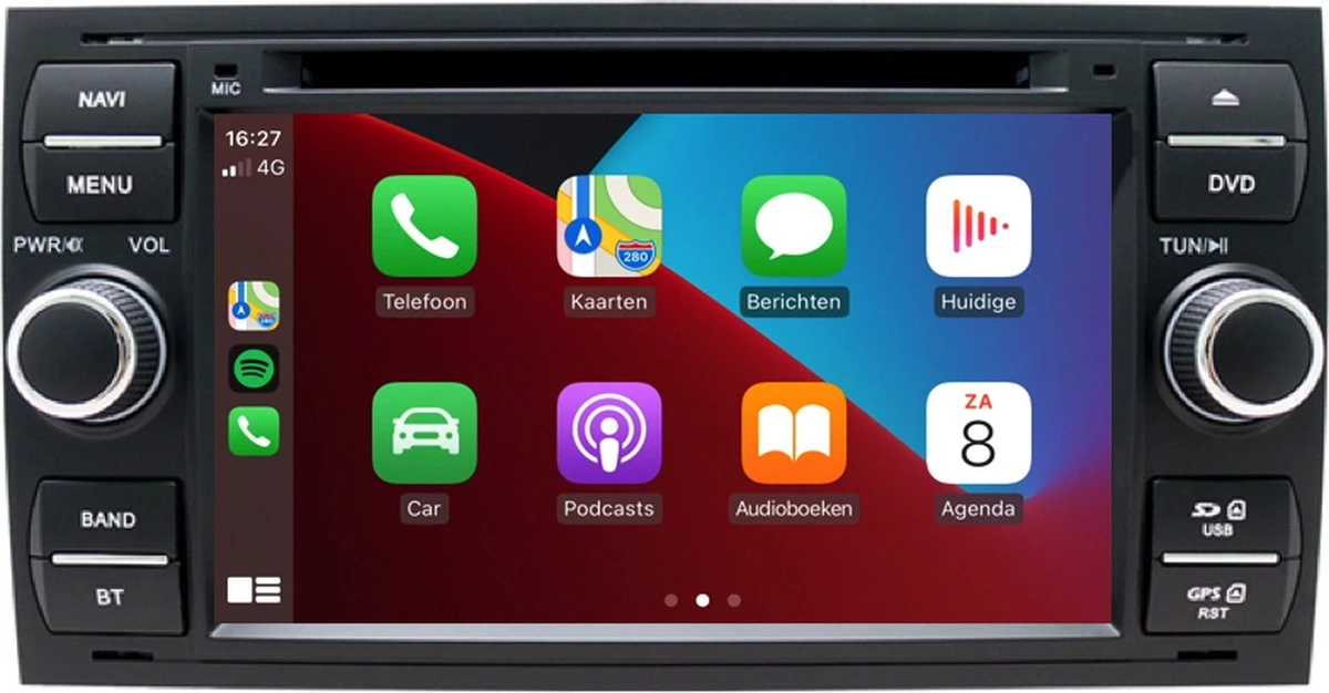 Ford Autoradio | 2003 T/m 2013 | Draadloos Carplay | Android Auto 4 Ford Autoradio | 2003 T/m 2013 | Draadloos Carplay | Android Auto - Afbeelding 2