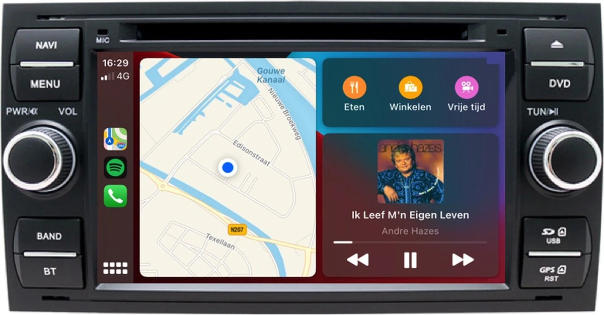 Ford Autoradio | 2003 T/m 2013 | Draadloos Carplay | Android Auto 6 Ford Autoradio | 2003 T/m 2013 | Draadloos Carplay | Android Auto - Afbeelding 4