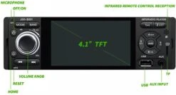 1-Din Autoradio Met Scherm | Bluetooth & USB 13 1-Din Autoradio Met Scherm | Bluetooth & USB -Auto-Onderdelenwinkel 1200x646 1