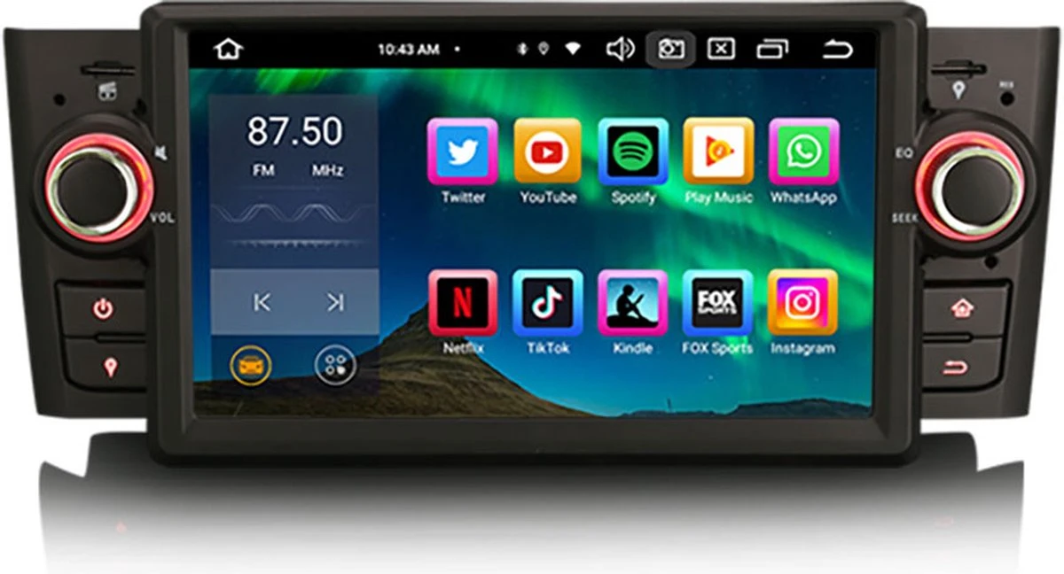 Fiat Punto 2005 – 2009 Android 12 | Android Auto | Carplay 10 Fiat Punto 2005 – 2009 Android 12 | Android Auto | Carplay - Afbeelding 8