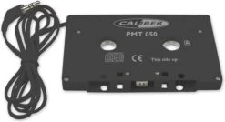 Caliber Cassette Adapter Met 3,5mm Jack Plug Zwart (PMT050)