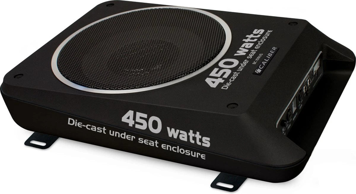 Caliber 8 Inch Subwoofer Auto Underseat Met Versterker En Afstandsbediening 450 Watt 90 Watt RMS (BC109US) 5 Caliber 8 Inch Subwoofer Auto Underseat Met Versterker En Afstandsbediening 450 Watt 90 Watt RMS (BC109US) - Afbeelding 3