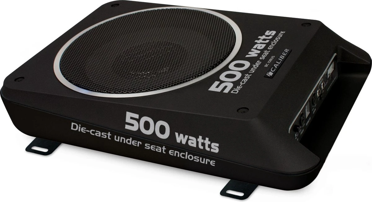 Caliber Auto Subwoofer Met Versterker Underseat Montage 500 Watt 8 Inch 50 Tot 160 Hz RCA (BC108US) 5 Caliber Auto Subwoofer Met Versterker Underseat Montage 500 Watt 8 Inch 50 Tot 160 Hz RCA (BC108US) - Afbeelding 3