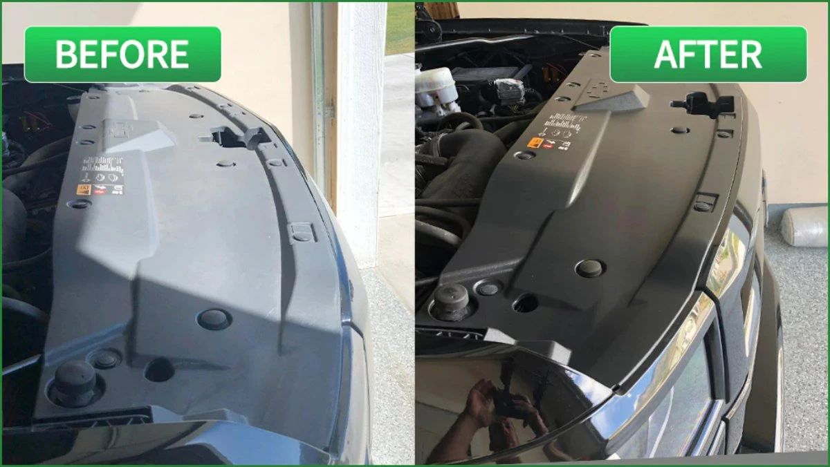 TLVX Kunststof Auto Herstel / Plastic Kleur Herstel / Plastic Coating / Bumper Donker Maken / Kunststof Verkleuring Herstellen / Kunststof Cockpit Vernieuwen / Auto Kunststof Nieuw / Bumper Black / Langdurige Bescherming Bumper En Cockpit / 20ML 4 TLVX Kunststof Auto Herstel / Plastic Kleur Herstel / Plastic Coating / Bumper Donker Maken / Kunststof Verkleuring Herstellen / Kunststof Cockpit Vernieuwen / Auto Kunststof Nieuw / Bumper Black / Langdurige Bescherming Bumper En Cockpit / 20ML - Afbeelding 2