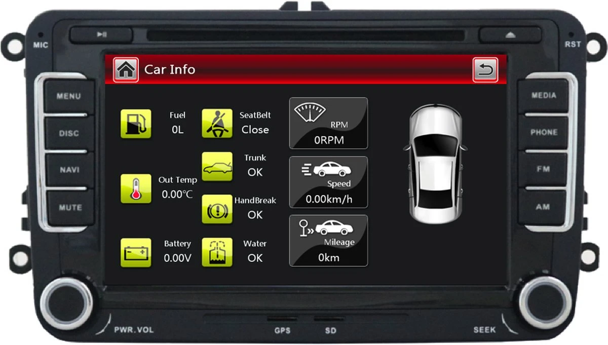 RNS 510 Passend Op Volkswagen/Seat/Skoda Nederlands Gesproken Europa-navigatie En Turkije 4 RNS 510 Passend Op Volkswagen/Seat/Skoda Nederlands Gesproken Europa-navigatie En Turkije - Afbeelding 2