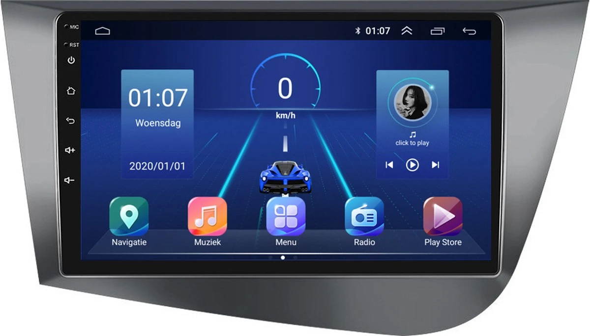 Seat Leon CarPlay Autoradio | 2005 T/m 2012 | Android Auto 9 Seat Leon CarPlay Autoradio | 2005 T/m 2012 | Android Auto - Afbeelding 7