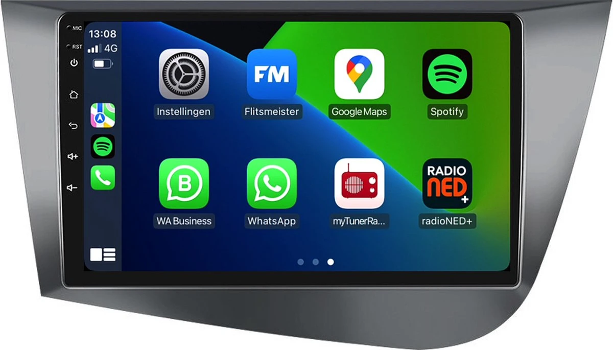 Seat Leon CarPlay Autoradio | 2005 T/m 2012 | Android Auto 3 Seat Leon CarPlay Autoradio | 2005 T/m 2012 | Android Auto