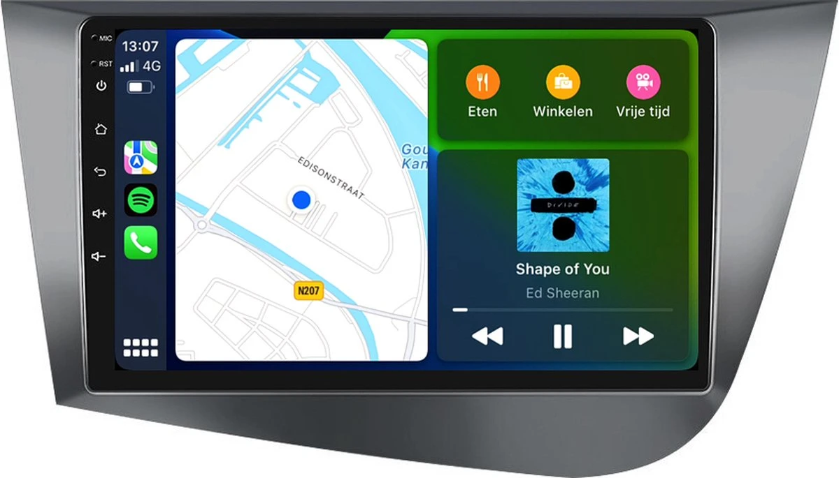Seat Leon CarPlay Autoradio | 2005 T/m 2012 | Android Auto 6 Seat Leon CarPlay Autoradio | 2005 T/m 2012 | Android Auto - Afbeelding 4
