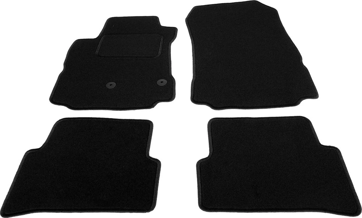 Automatten Op Maat - Zwart Stof - Geschikt Voor Renault Modus 2004-2012 3 Automatten Op Maat - Zwart Stof - Geschikt Voor Renault Modus 2004-2012