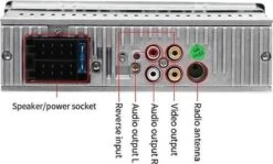 TechU™ Autoradio T136 – 1 Din Met Afstandsbediening & Stuurwielbediening – 4.1 Inch Monitor – FM Radio – Bluetooth – USB – AUX – SD – Handsfree Bellen -Auto-Onderdelenwinkel 1200x723 4