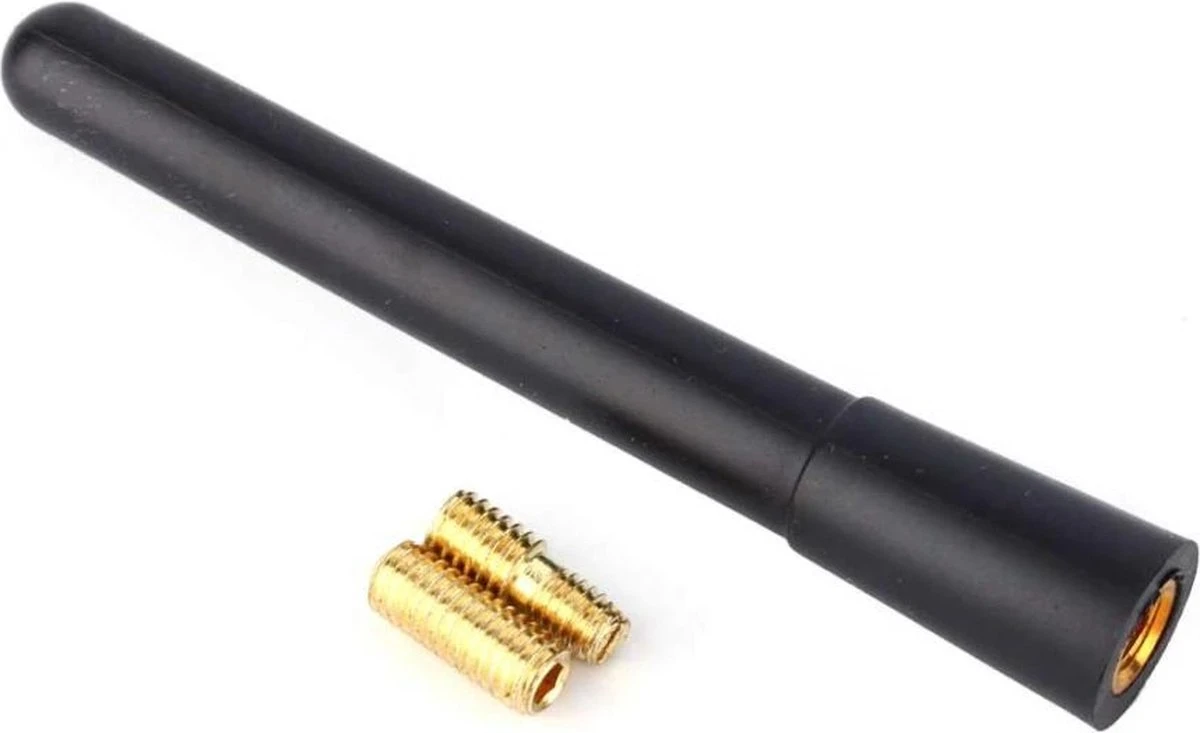 Merkloos Universele Korte Auto Antenne Voor FM & AM - 10 CM - Zwart - Universe Auto-antenne 3 Merkloos Universele Korte Auto Antenne Voor FM & AM - 10 CM - Zwart - Universe Auto-antenne