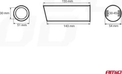 Auto Uitlaat Sierpijp - Chroom - Diamter 30-45mm - Roestvrijstaal -Auto-Onderdelenwinkel 1200x735
