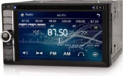 2-DIN Autoradio | 6.2 Inch HD Scherm | Dubbel Din | Bluetooth | EU Navigatie | Handsfree Bellen