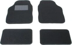 Universele Zwart Stoffen Automatten - 4-delig