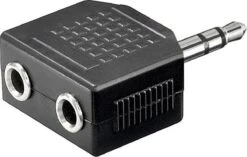 Goobay 3,5mm Jack Stereo Audio Splitter - Zwart -Auto-Onderdelenwinkel 1200x763 2